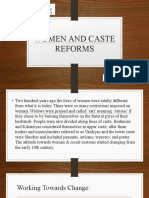 Kunal Sumuk M's Presentation (Women and Caste Reforms)