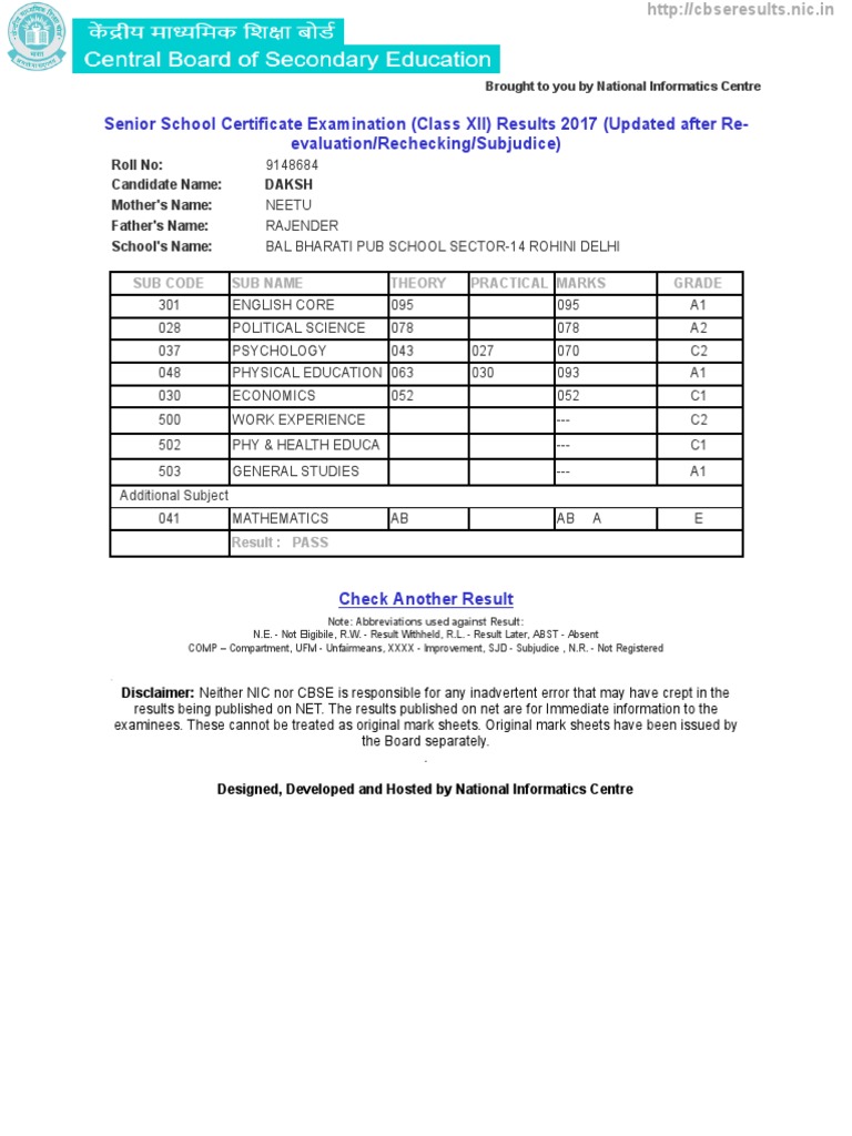 cbse-senior-school-certificate-examination-class-xii-results-2017
