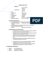 Curriculum Vitae 2022