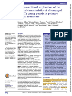 A Cross-Sectional Exploration of The Clinical Characteristics of Disengaged NEET Young People in Primary Mental Healthcare (O - Dea Et Al, 2014)