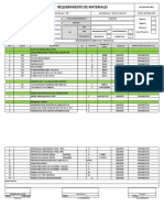 Requerimiento de Materiales - Xplomine Quellaveco