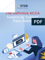 The Definitive ACCA Subject by Subject Pass Guide - FINAL