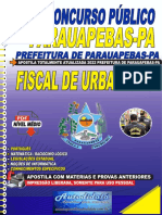 Apostila Digital PREFEITURA DE PARAUAPEBAS 2022 - FISCAL DE URBANISMO - PROTEGIDO - Unlocked