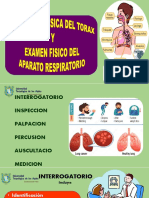 Semiologia Basica Del Torax y Examen Fisico Del Aparato Respiratorio