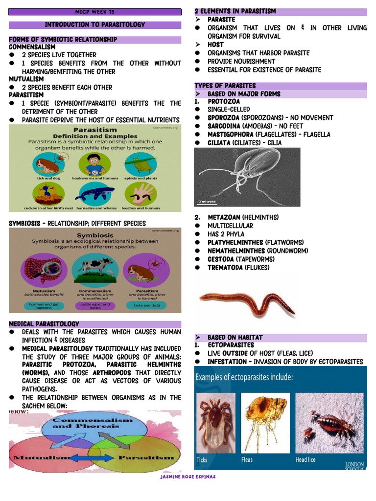 Understanding Parasitic Relationships | PDF