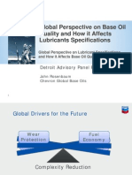 2 Global Perspective On Base Oil Quality How It Affects Lube Specs JRosenbaum Chevron DAP Forum April 20 2010