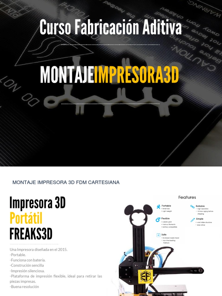 Guía Montaje Impresora 3D FDM 2015 | PDF | Tecnología
