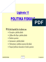 Politika Fiskale: Ligjërata 11