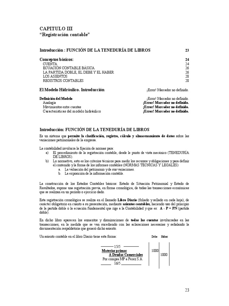 Contabilidad Capitulo Iii Pdf Contabilidad Economias
