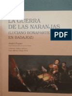 La Guerra de Las Naranjas Luciano Bonaparte en Badajoz