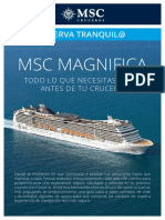 Guía de Crucero MSC Magnifica