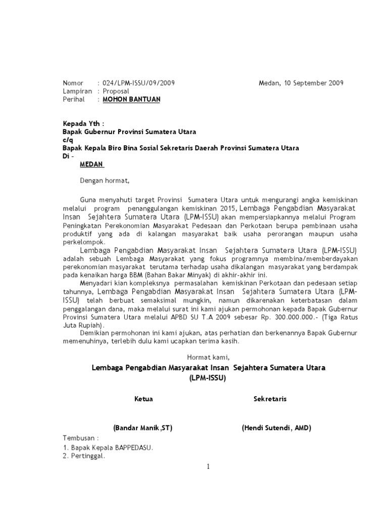 Contoh Proposal | PDF | Ilmu Sosial