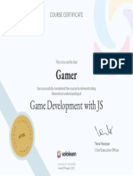 Game Development Certificate