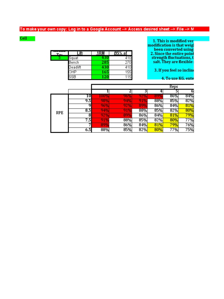 Calgary Barbell 16 Week (Revised) LB + KG | PDF | Weight | Athletic Sports
