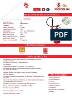 Ficha Tecnica CO2 4 KILOS MOCELIN