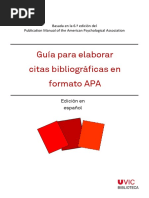 Manual APA SEXTA EDICIÓN