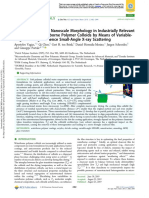 Vagias Et Al - ACS Appl Pol Mat 2019 - Investigation of The Nanoscale Morphology in Industrially Relevant Clearcoats of Waterborne Polymer Colloids