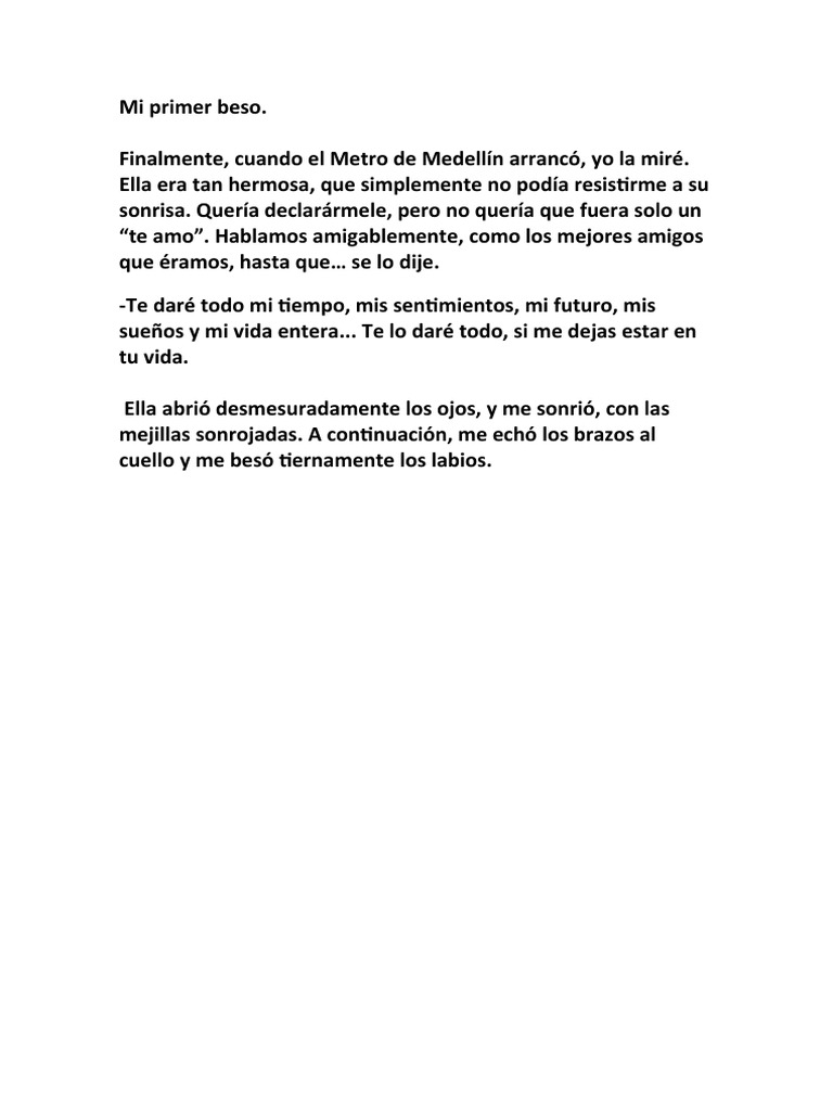 Mi Primer Beso PDF