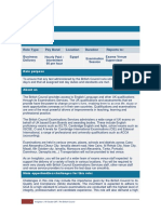 Invigilator Role Profile