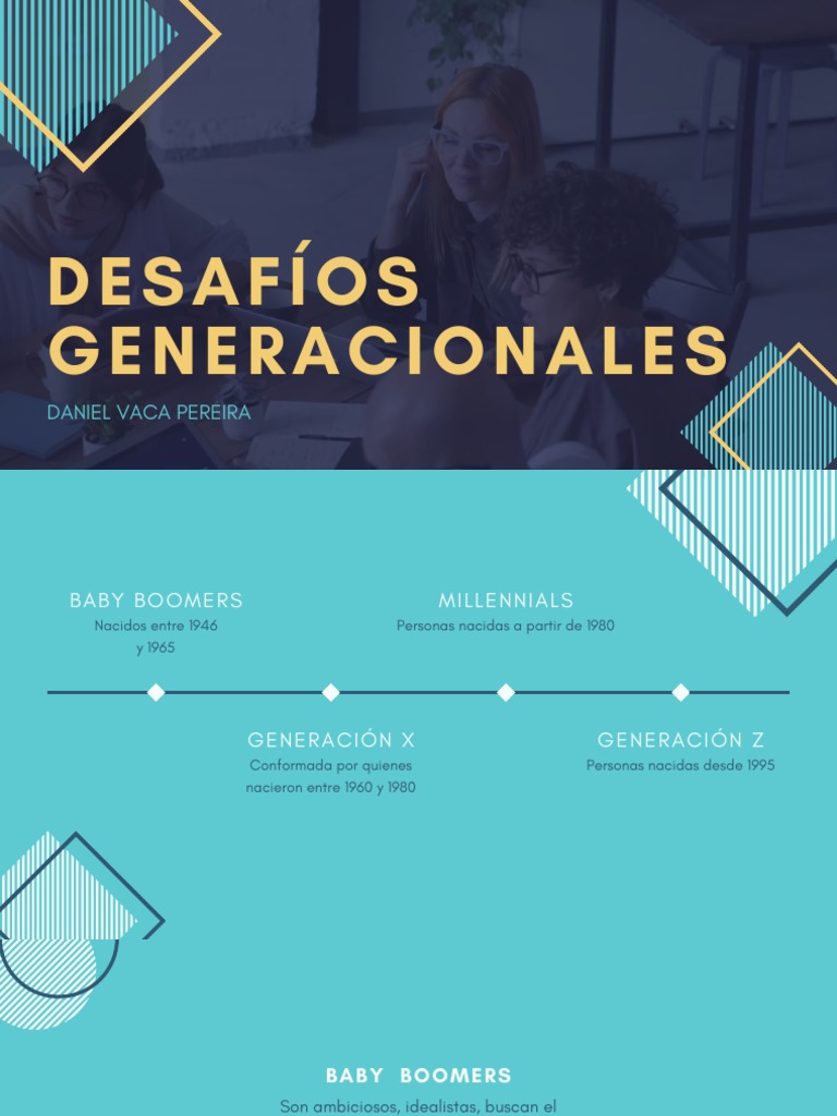 Desafíos Generacionales en el Trabajo | PDF | Millennials