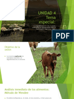 Unidad 4 Tema Especial Digestibilidad y Energia