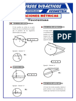 Teoremas de Las Relaciones Métricas para Tercero de Secundaria