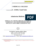 Medical PG Bulletin 2023 Feb 8 2023