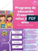 Programa de Educación Preescolar Panamá