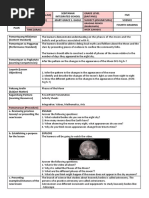 Grade 5 Phases of the Moon Lesson Plan | PDF