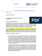 Modelo de Opinion Modificadad, Con Salvedades - Revisor - Fiscal - 2022