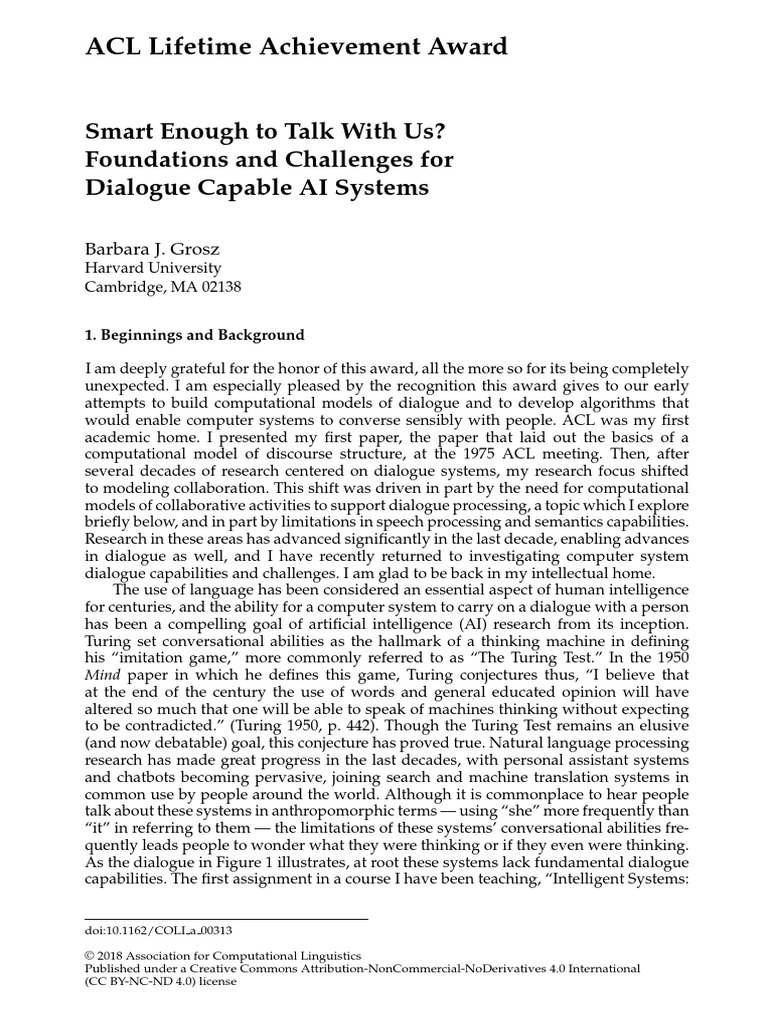 ACL Lifetime Achievement Award Smart Enough To Talk With Us