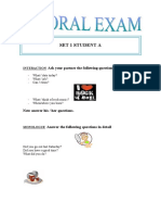 A1 Oral Exam Cards Conversation Topics Dialogs Tests - 47379
