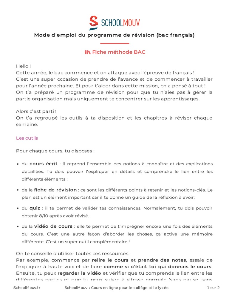 Fiche De Révision Bac Argumentation – AQIXJ