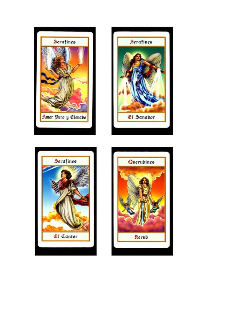 Cartas El Tarot de Los Angeles para Imprimir | PDF