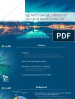 Thermal Storage For Improved Utilization of Renewable Energy in Steam Production Hanne-Kauko Sintef and Gerwin Drexler Schmid Ait