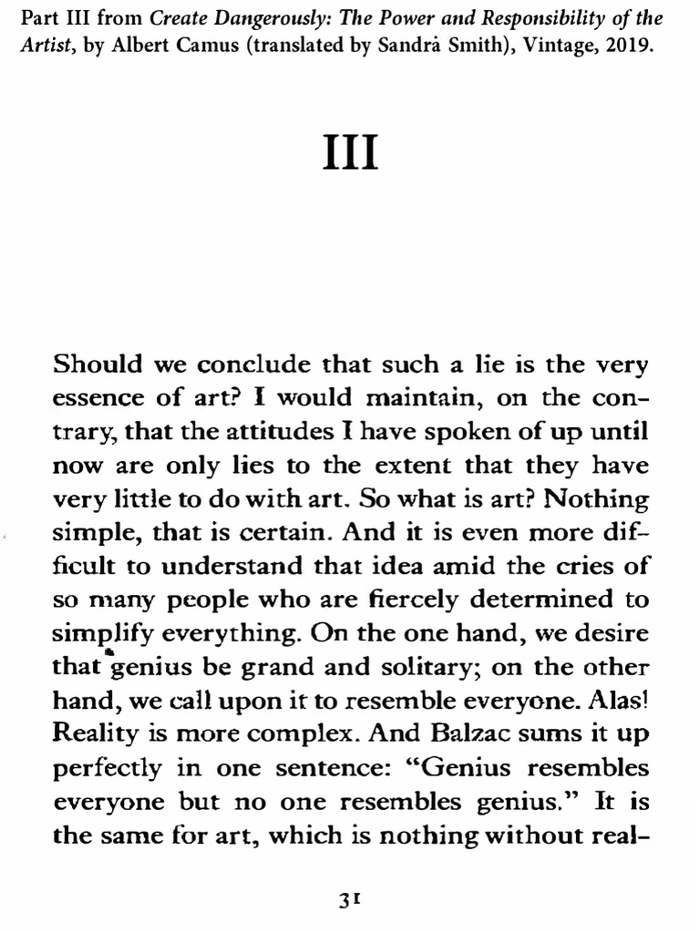 The Power of Art and Responsibility | PDF | Philosophy