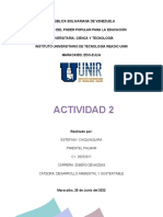 Actividad 2 - Unidad LL Desarrollo Ambiental