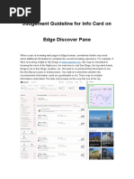 Guideline To Judge Edge Discover Info Card