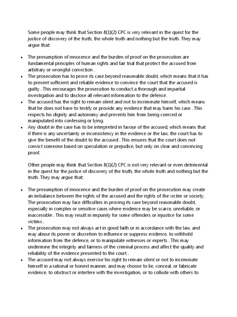 Section 8 Cameroon Cpc Pdf Burden Of Proof Law Evidence Law