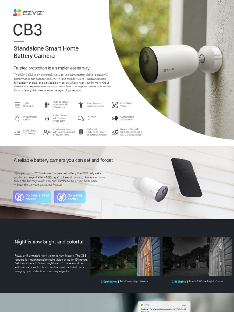 Standalone Smart Home Battery Camera Trusted Protection In A Simpler 