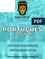 PORTUGUÊS - Ex. - Novo Acordo Ortográfico II