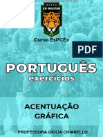 PORTUGUÊS - Ex. - Acentuação