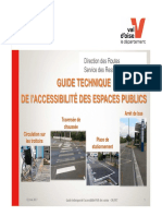 Guide Technique de L Accessibilite Des Espaces Publics