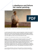 The Agape Obedience and Failure of A Socialist Realist Painting