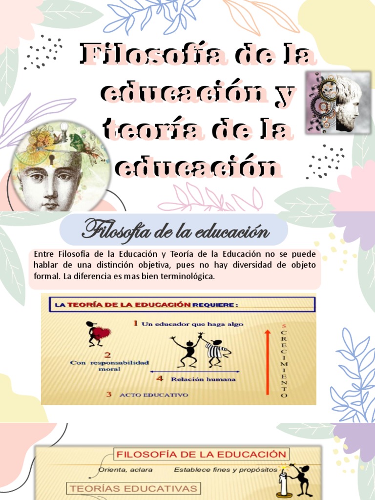 Filosofia de La Educacio y Teoria de La Educacion | PDF | Teoría ...
