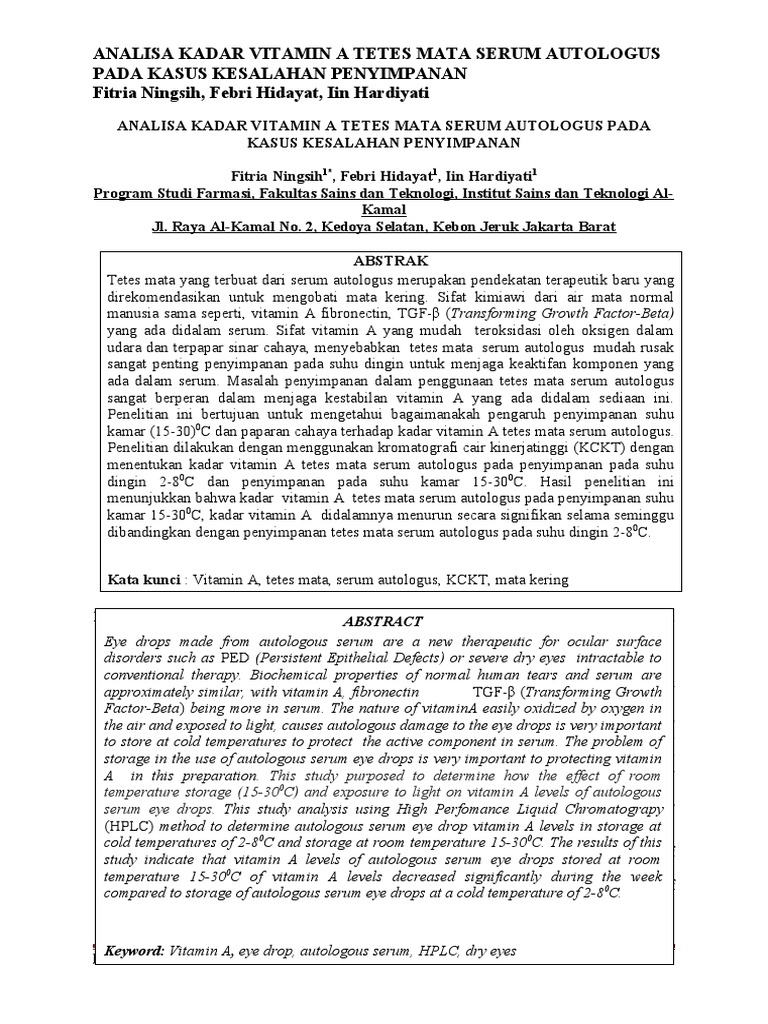 Jurnal Vitamin A PDF