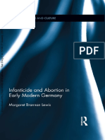 Infanticide and Abortion in Early Modern Germany 2016