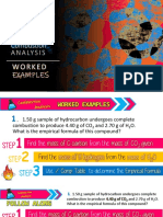 Empirical and Molecular Formulae Worked Examples