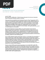 ICCT Comments On DOE Proposed Petroleum-Equivalent Fuel Economy Calculation