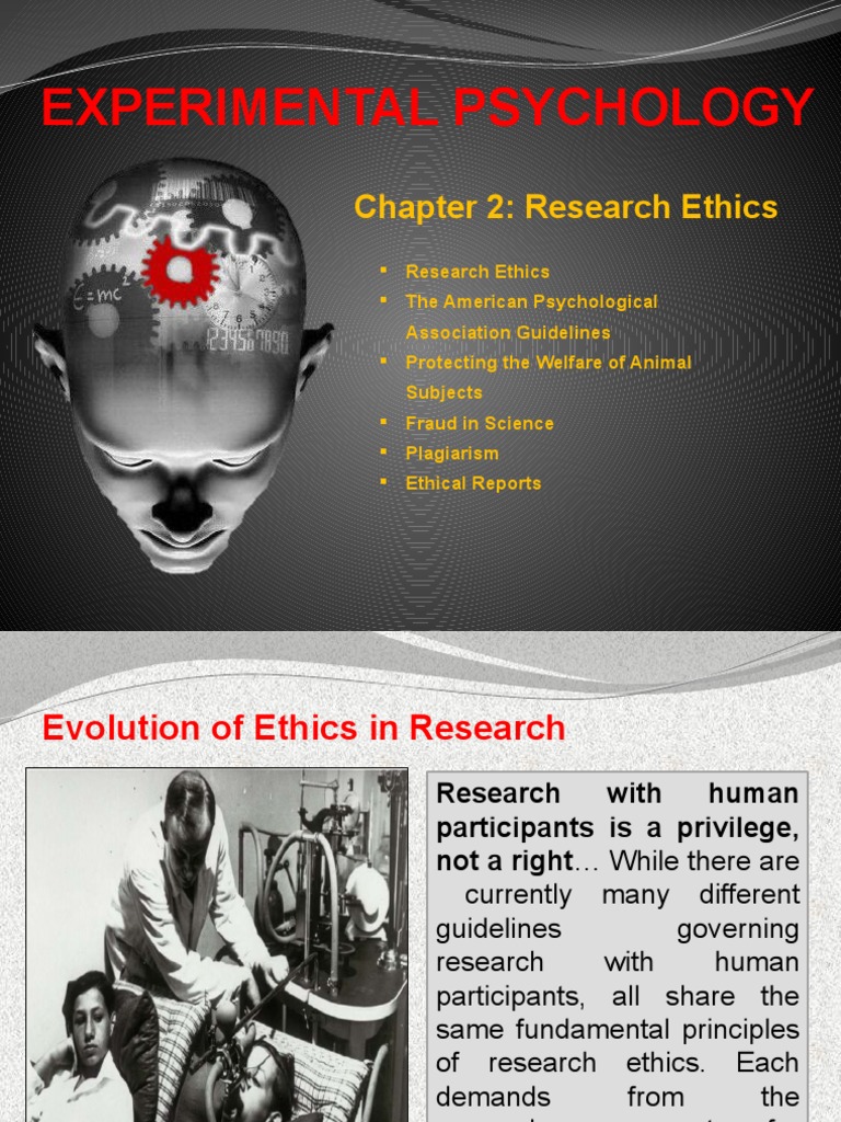 Exp Psych 02 Chapter 2 Research Ethics Pdf Informed Consent